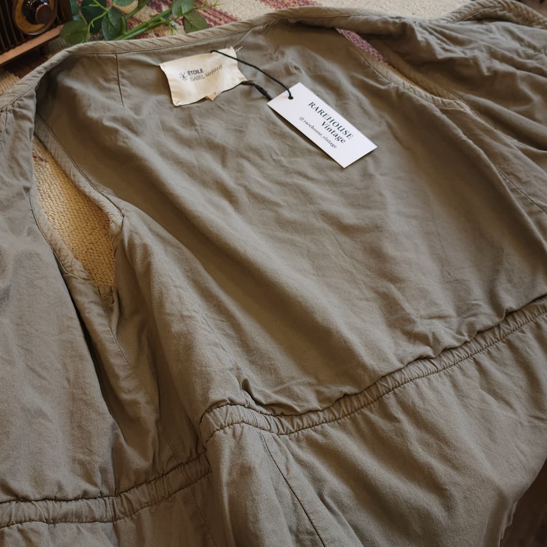 이자벨마랑 여성용 스트링 디테일 코튼 베스트 0 상품이미지9