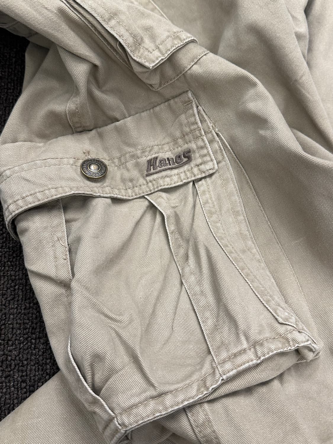  OS)Hanes 빈티지 베이지 카고팬츠 상품이미지9