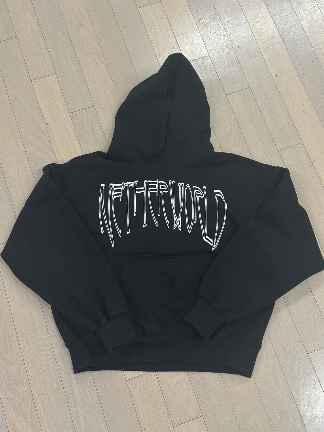 네더월드 블랙 후드티s 상품이미지1