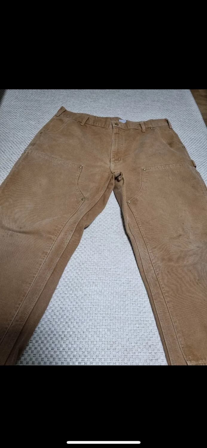 칼하트 더블니 워크 팬츠 브라운 38/34 상품이미지2