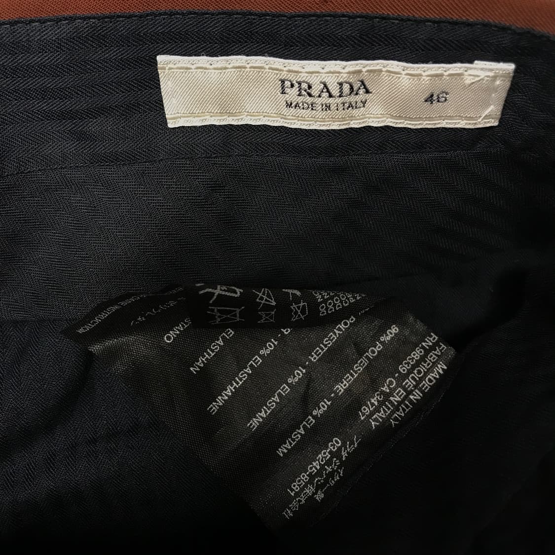 프라다 팬츠 브라운 46 상품이미지6