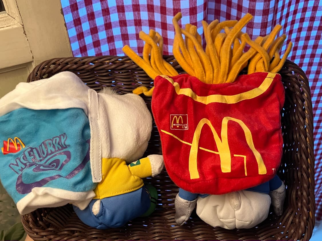 고전 2002년 맥도날드 키티 리버시블 플러시,디어 다니엘  상품이미지4