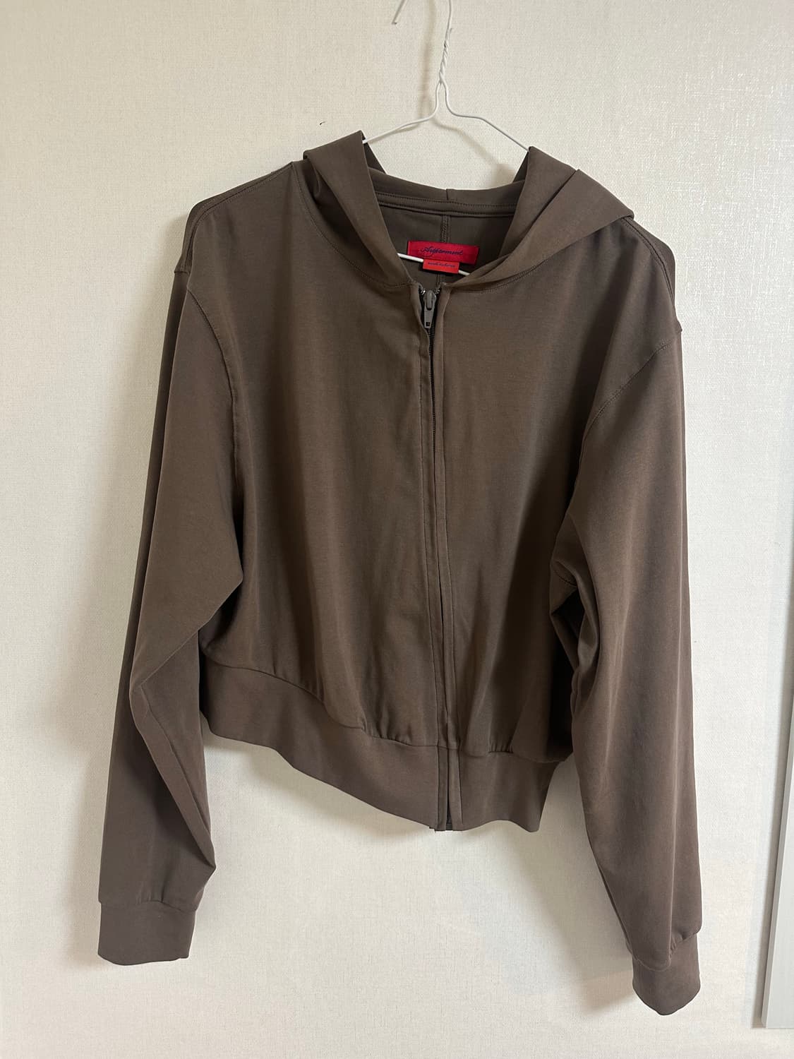 Artparment asymmetry hood zip up 상품이미지5