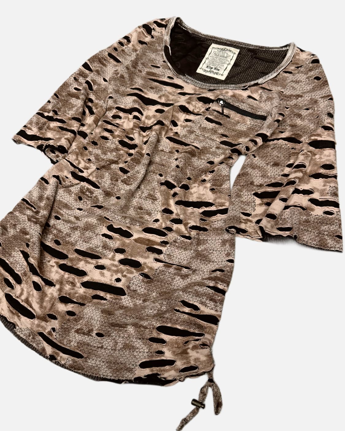 EDGE LINE grunge see-through pattern drs 상품이미지3