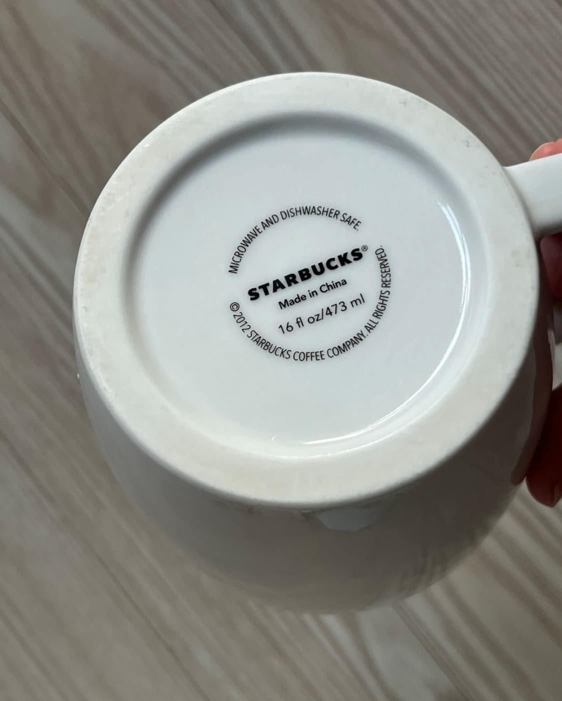 스타벅스 화이트머그컵 상품이미지3