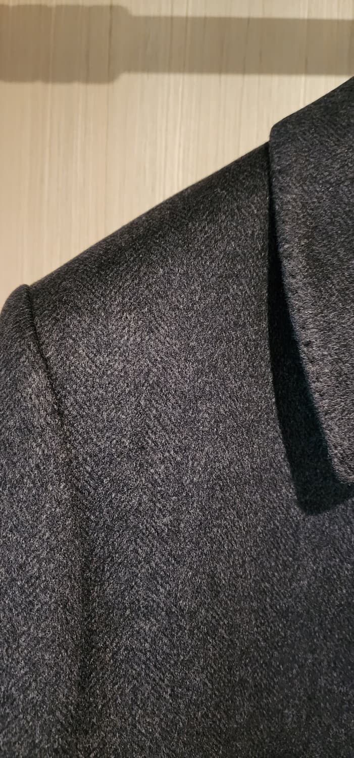 로가디스 헤링본 100%캐시미어 맥코트 100~103 상품이미지3