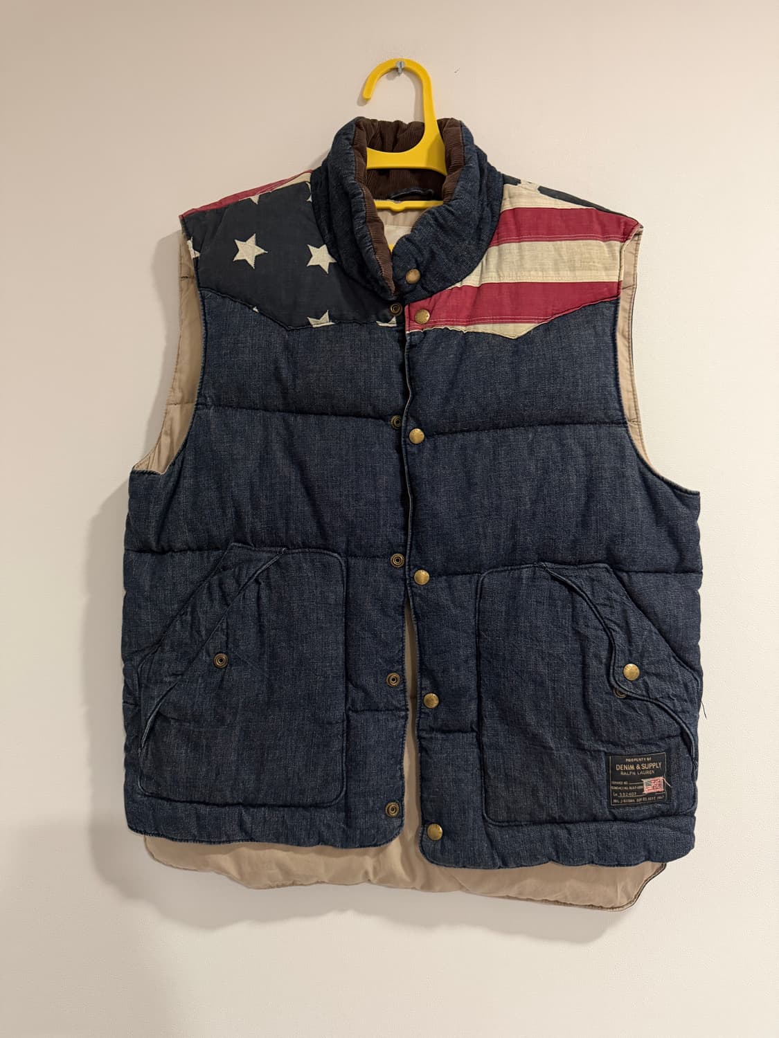 폴로 랄프로렌 데님앤 서플라이 다운 베스트 상품이미지1