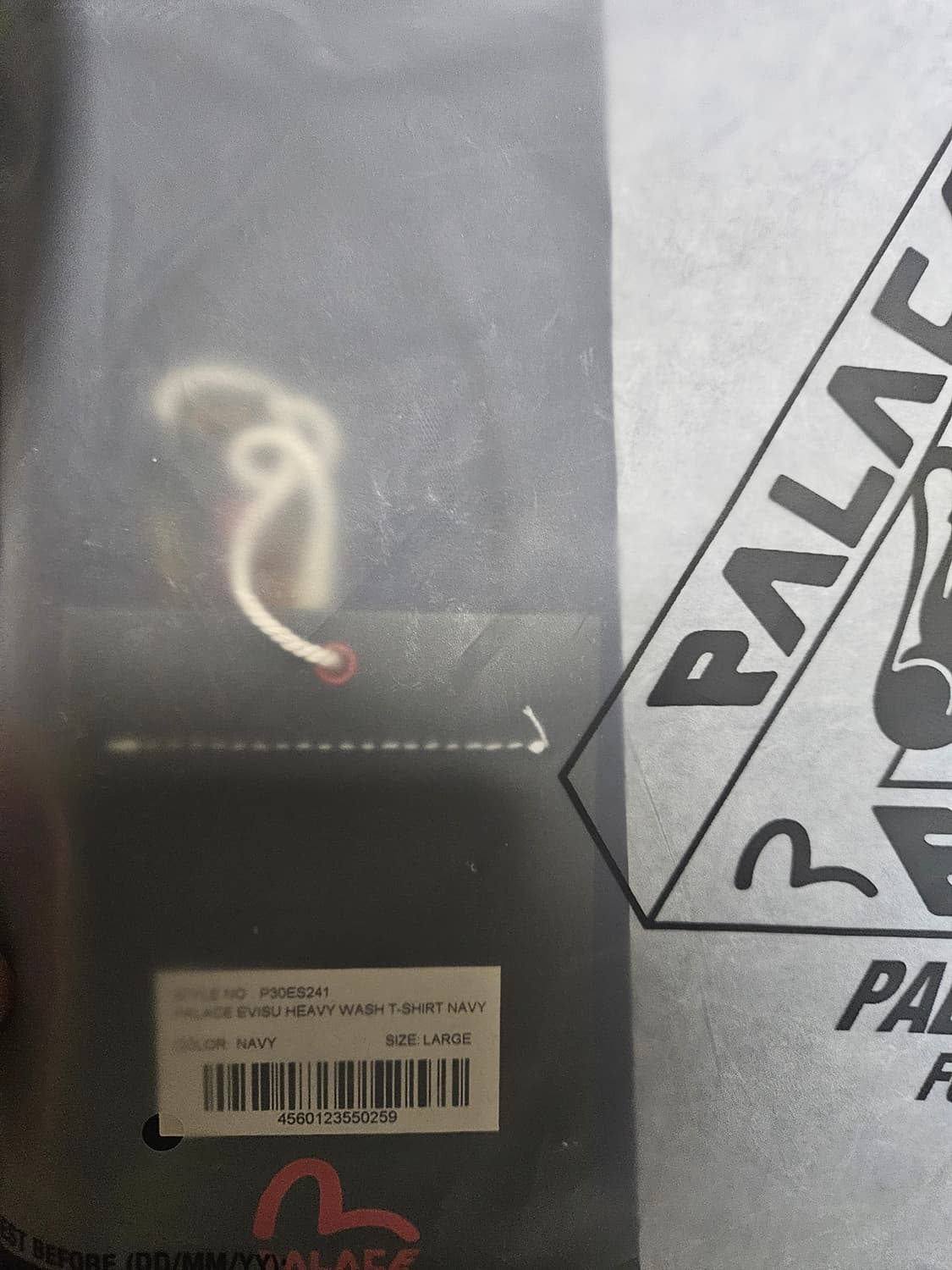 팔라스 에비수 반팔 네이비 L 새상품 상품이미지3