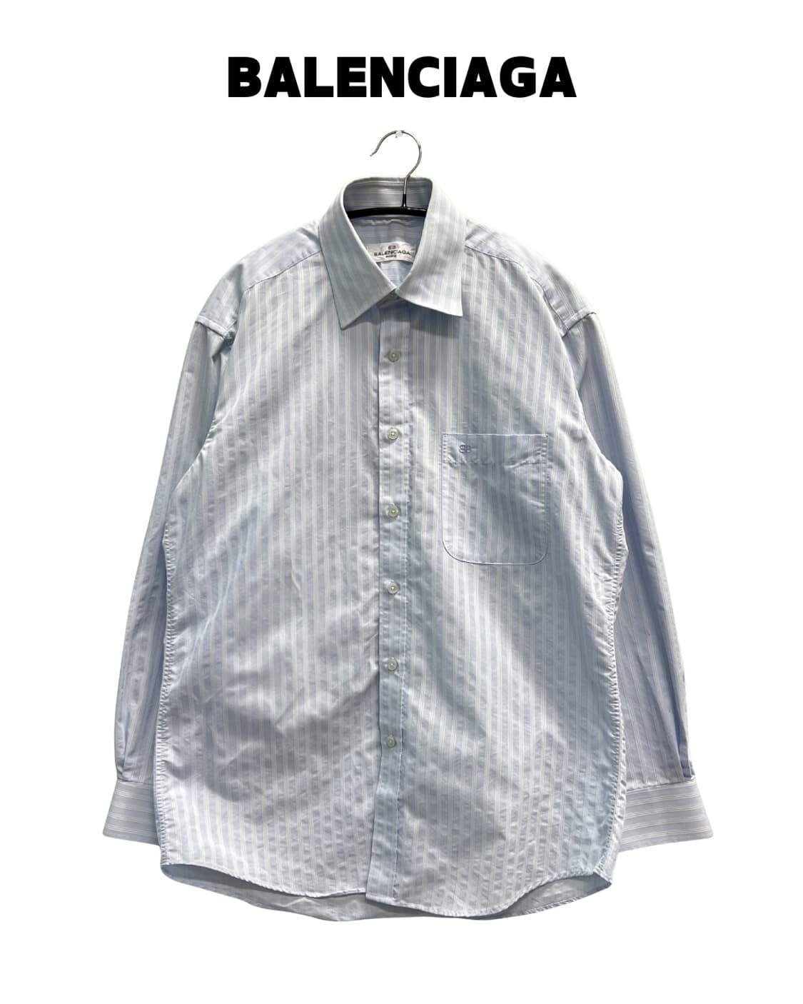 발렌시아가 올드스쿨 스트라이프 드레스 셔츠 상품이미지1