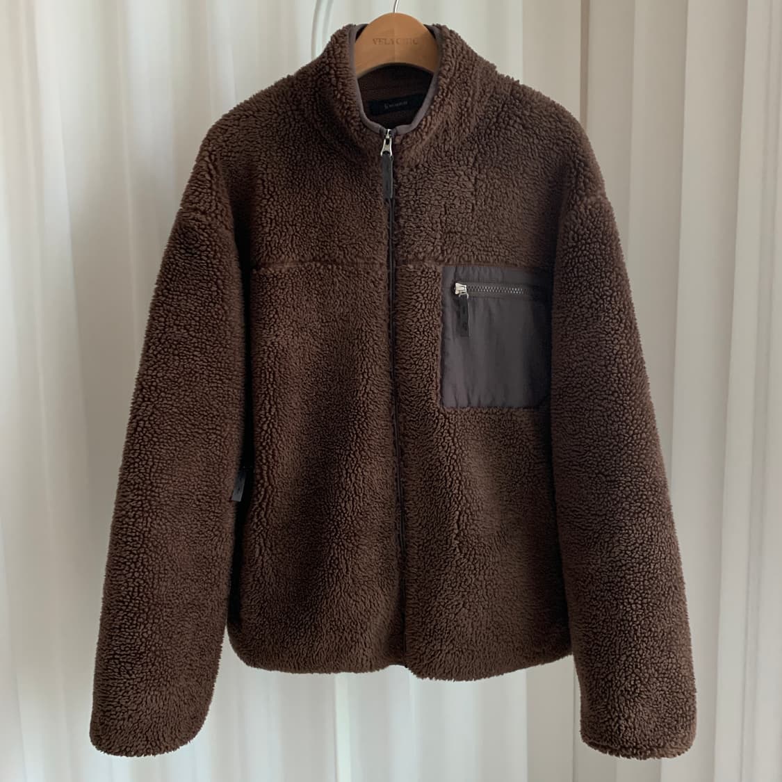 일본 빈티지 RAGEBLUE 브라운 후리스 집업 플리스 자켓 상품이미지2