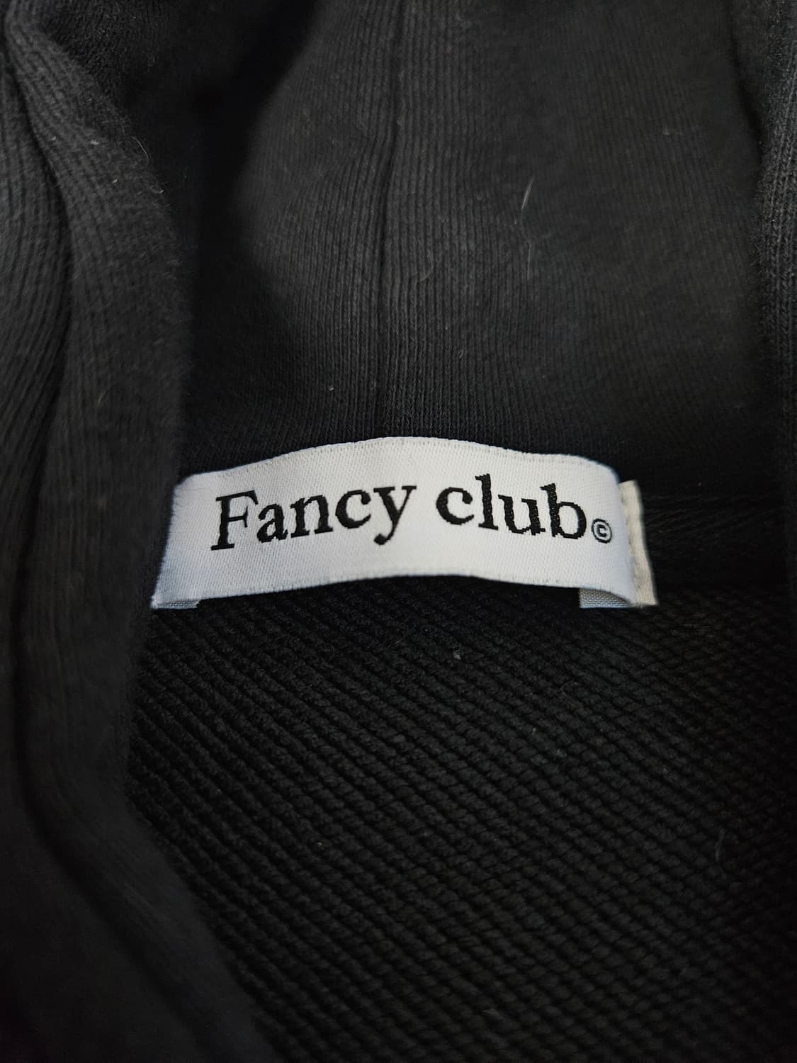 팬시클럽 위즈 패치 나비 크롭 후드집업 자켓 y2k 상품이미지3