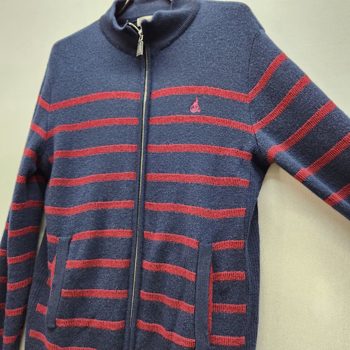 빈폴 스트라이프 모100% 니트집업 100(M) 상품이미지3