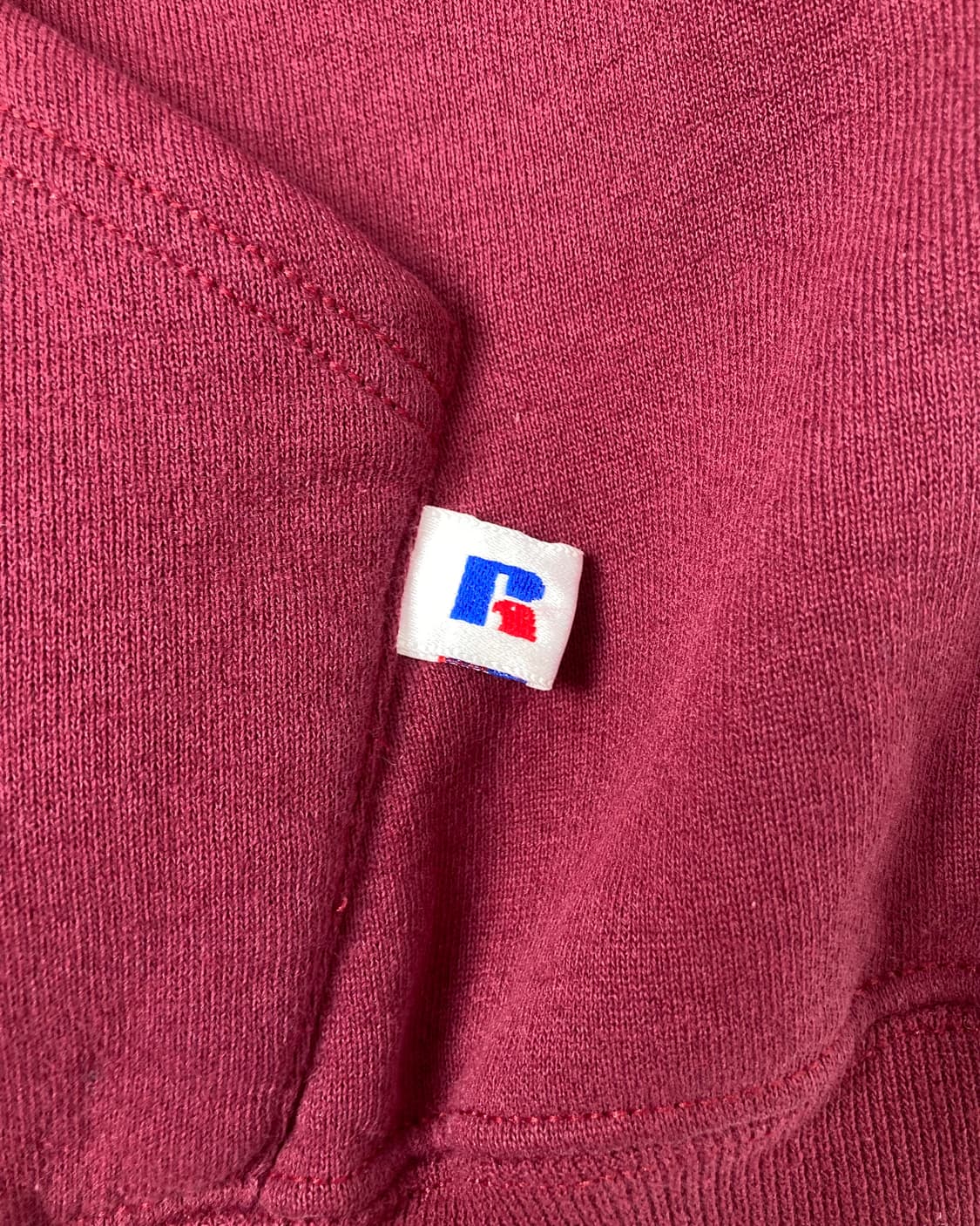 90s Russell Hoodie (burgundy) 상품이미지5