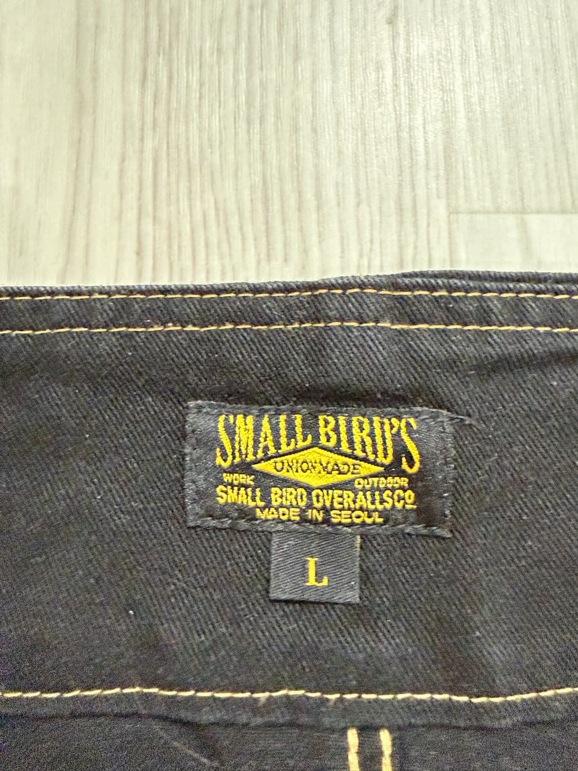 스몰버드 오버롤 블랙 L 상품이미지3