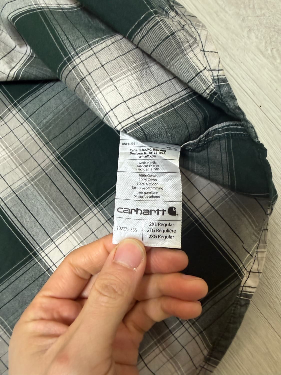 칼하트 셔츠 상품이미지4