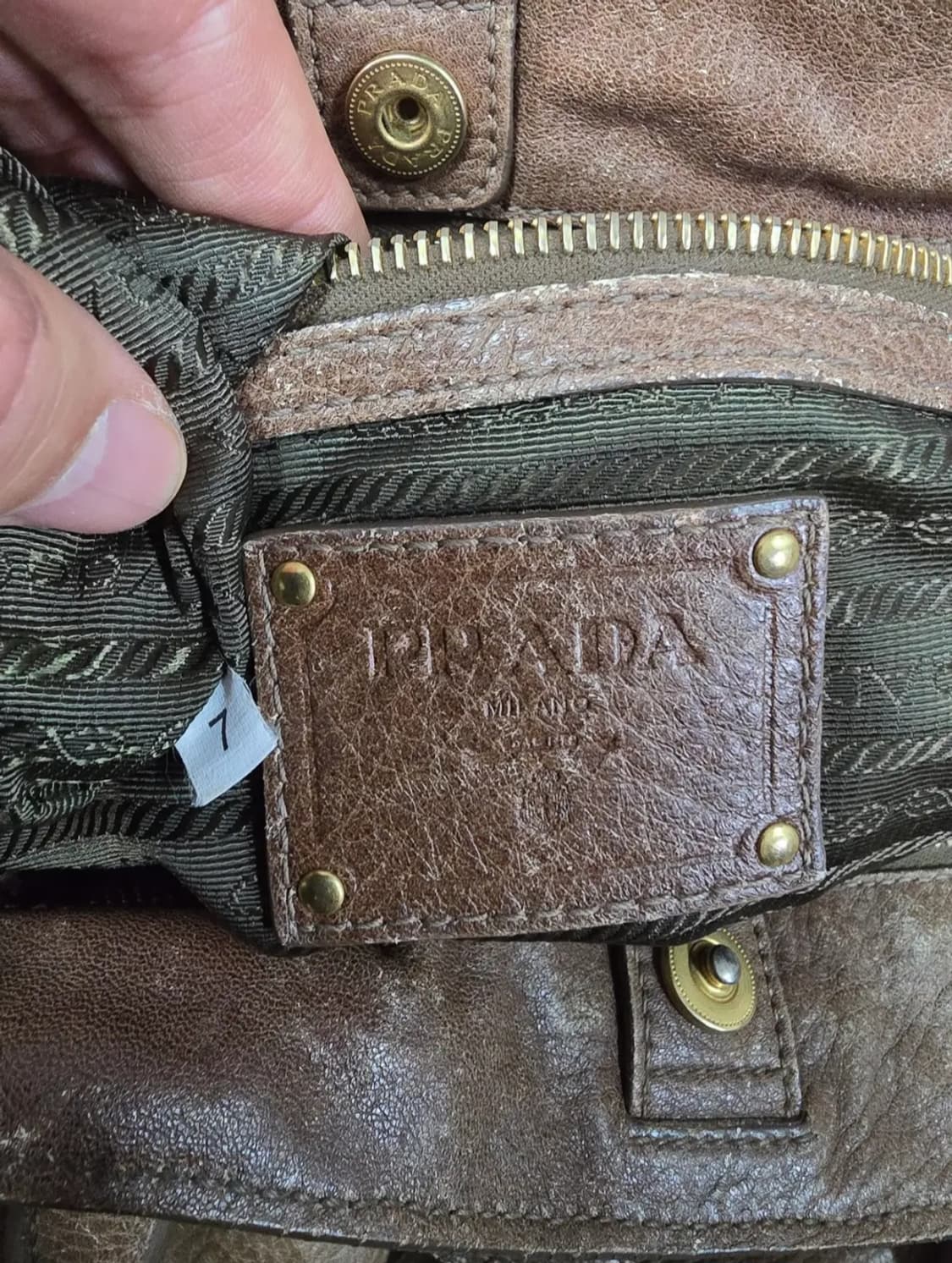 프라다 고프레 토트백 숄더백 상품이미지10