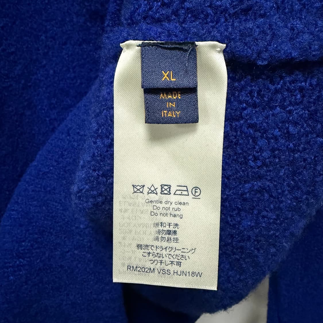 [S+급/XL] 루이비통 LV 인타르시아 크루넥 니트 블루 상품이미지5