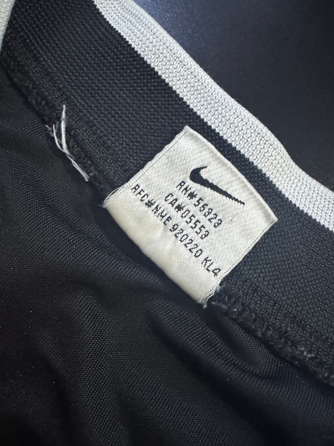 나이키 올드스쿨 기능성 브이넥 반팔 티셔츠 XL~ 2XL 블랙 상품이미지4