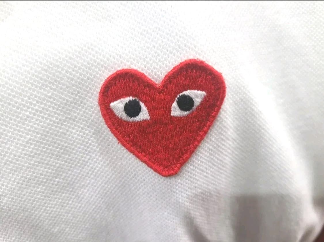 꼼데가르송 레드하트 폴로셔츠 상품이미지3