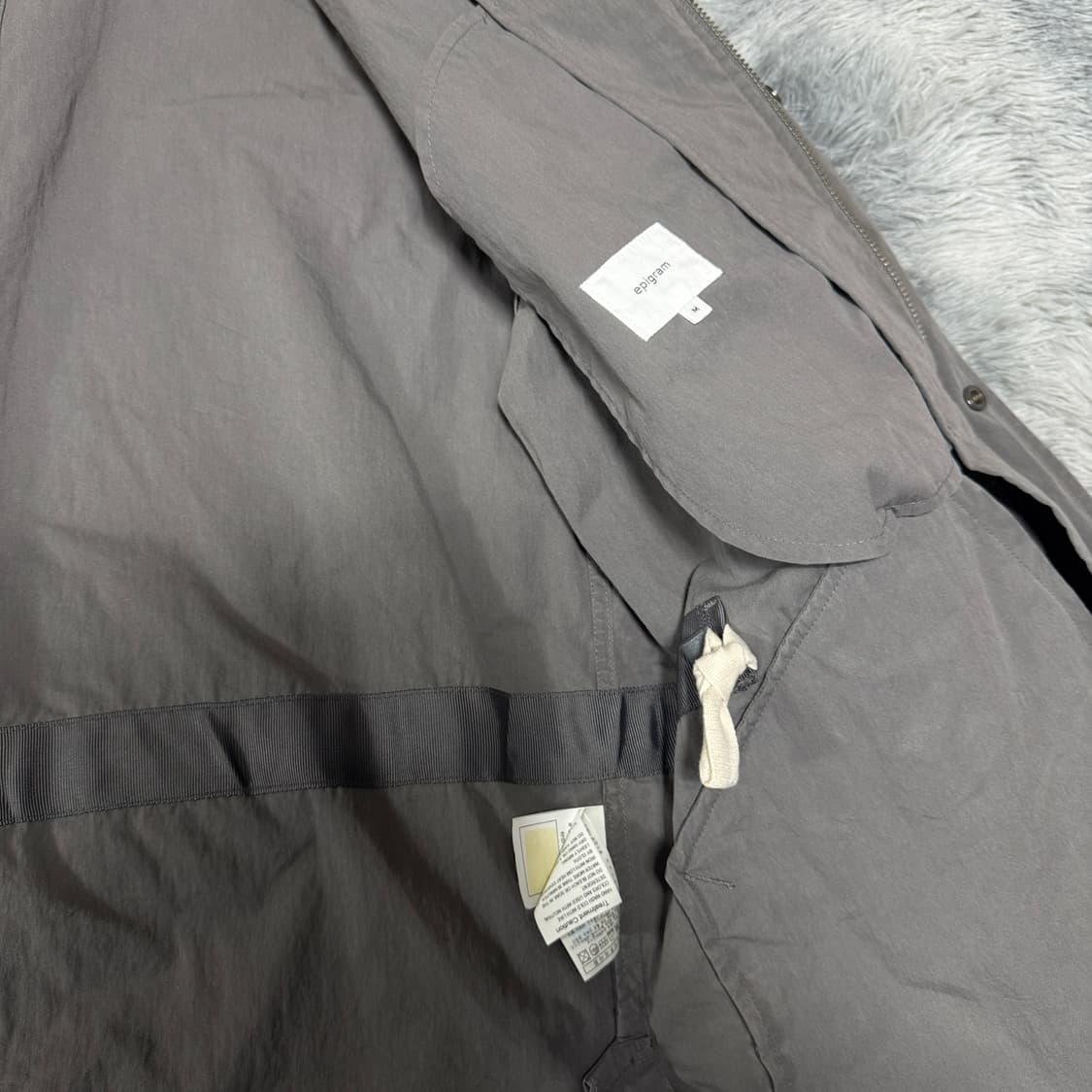 코오롱 에피그램 워싱 야상코트  M사이즈 상품이미지3