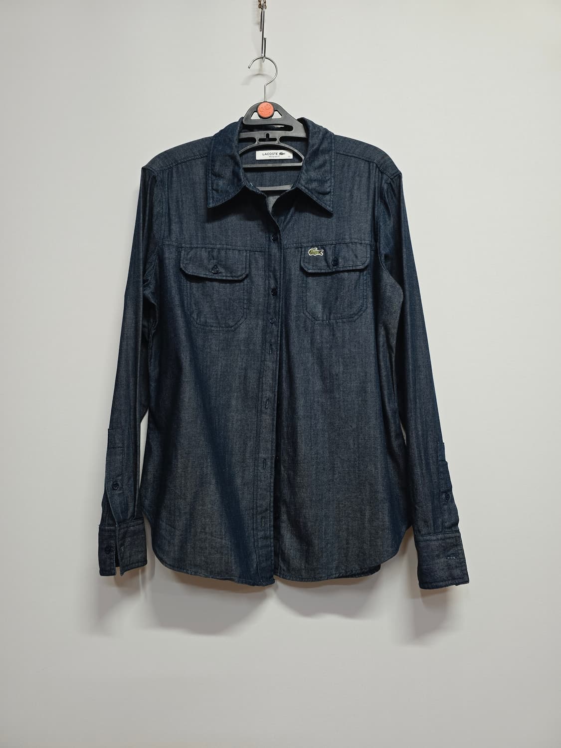 라코스테 데님 긴팔 셔츠 남방 레귤러핏 상품이미지1