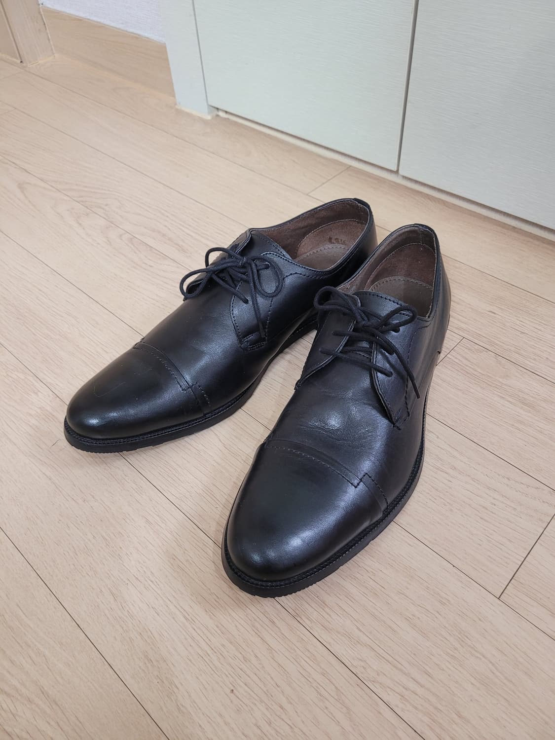 엘칸토 ELCANTO 스트레이트팁 더비 285 블랙 상품이미지1