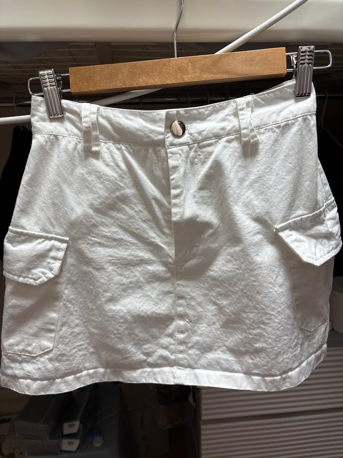 흰색 미니스커트 상품이미지1