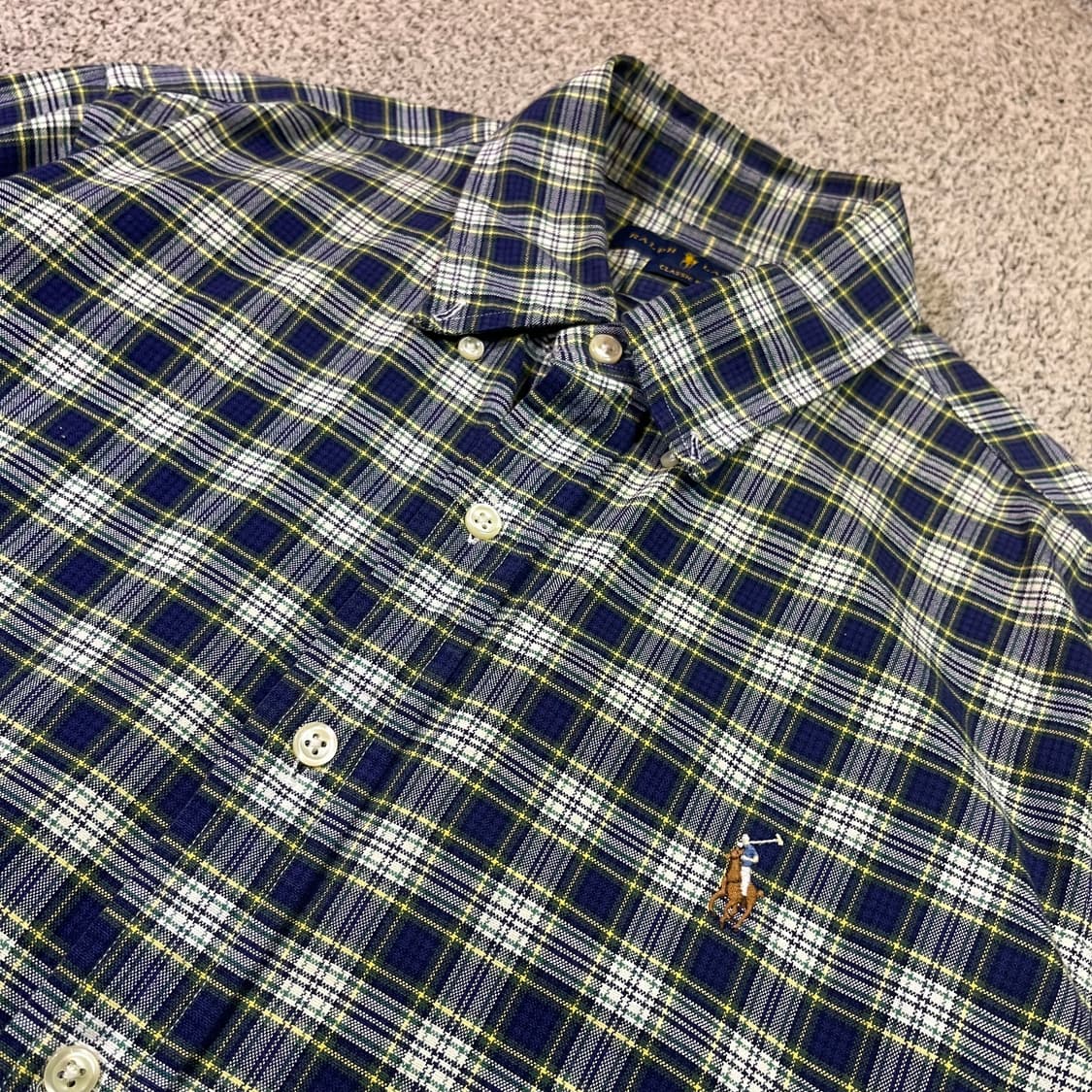 폴로 랄프 로렌 깅엄체크 셔츠 상품이미지2