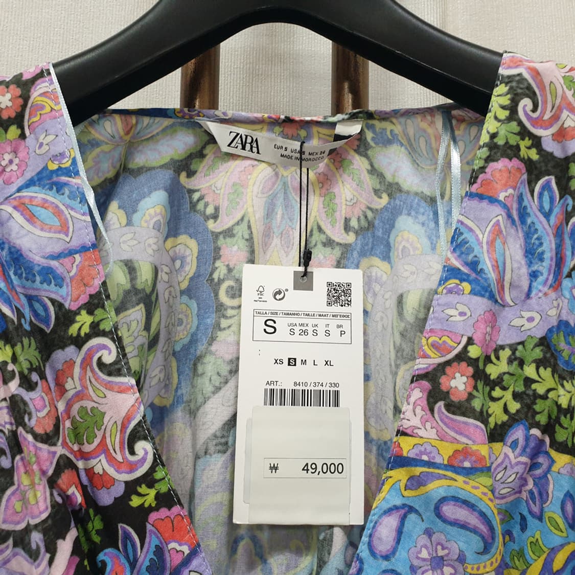 자라 크롭 가디건 S (새제품) 상품이미지4