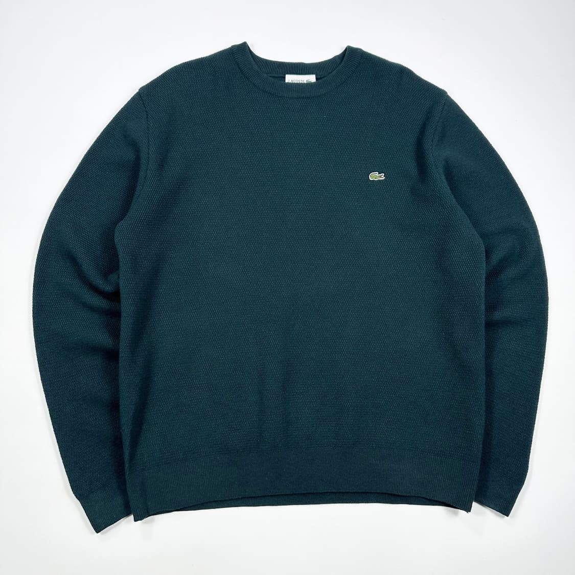 라코스테 미니멀 와플 니트 다크 그린 2XL 상품이미지1