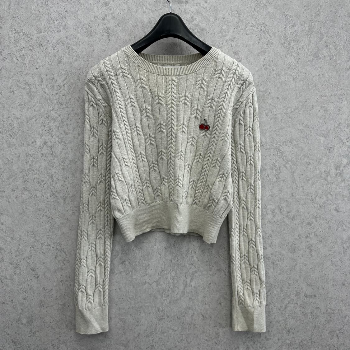 90 키르시 여자 숏 니트 상품이미지1