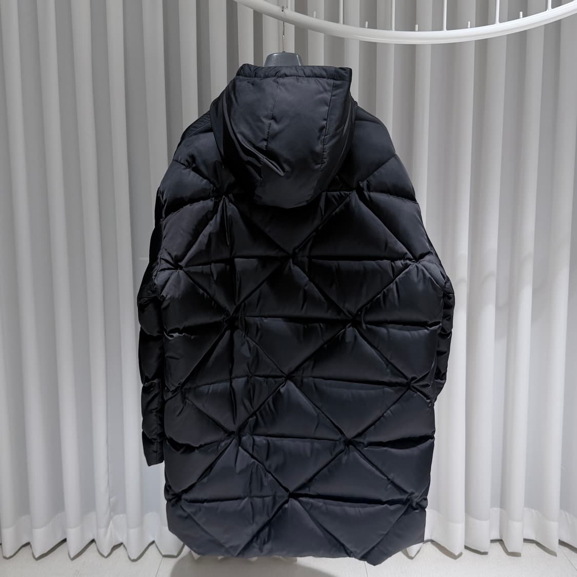 (S+/3XL) / 프라다 삼각로고 퀄팅 리나일론 롱 패딩 자켓 미사용 상품이미지7