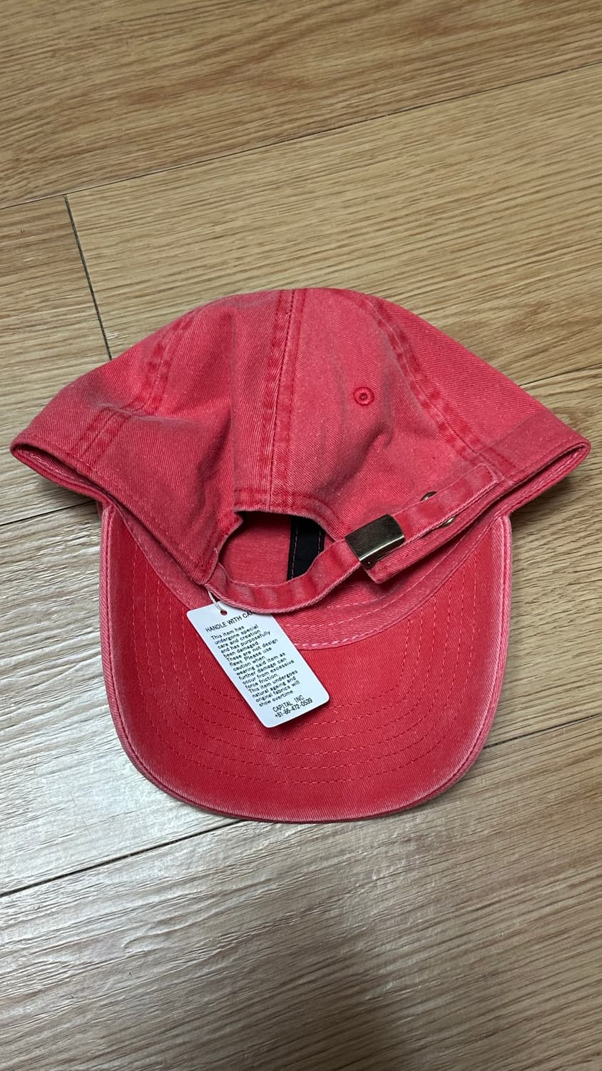 캐피탈 오사카 한정판 익클 볼캡 모자 캡 레드 데님 익스클루시브 상품이미지2