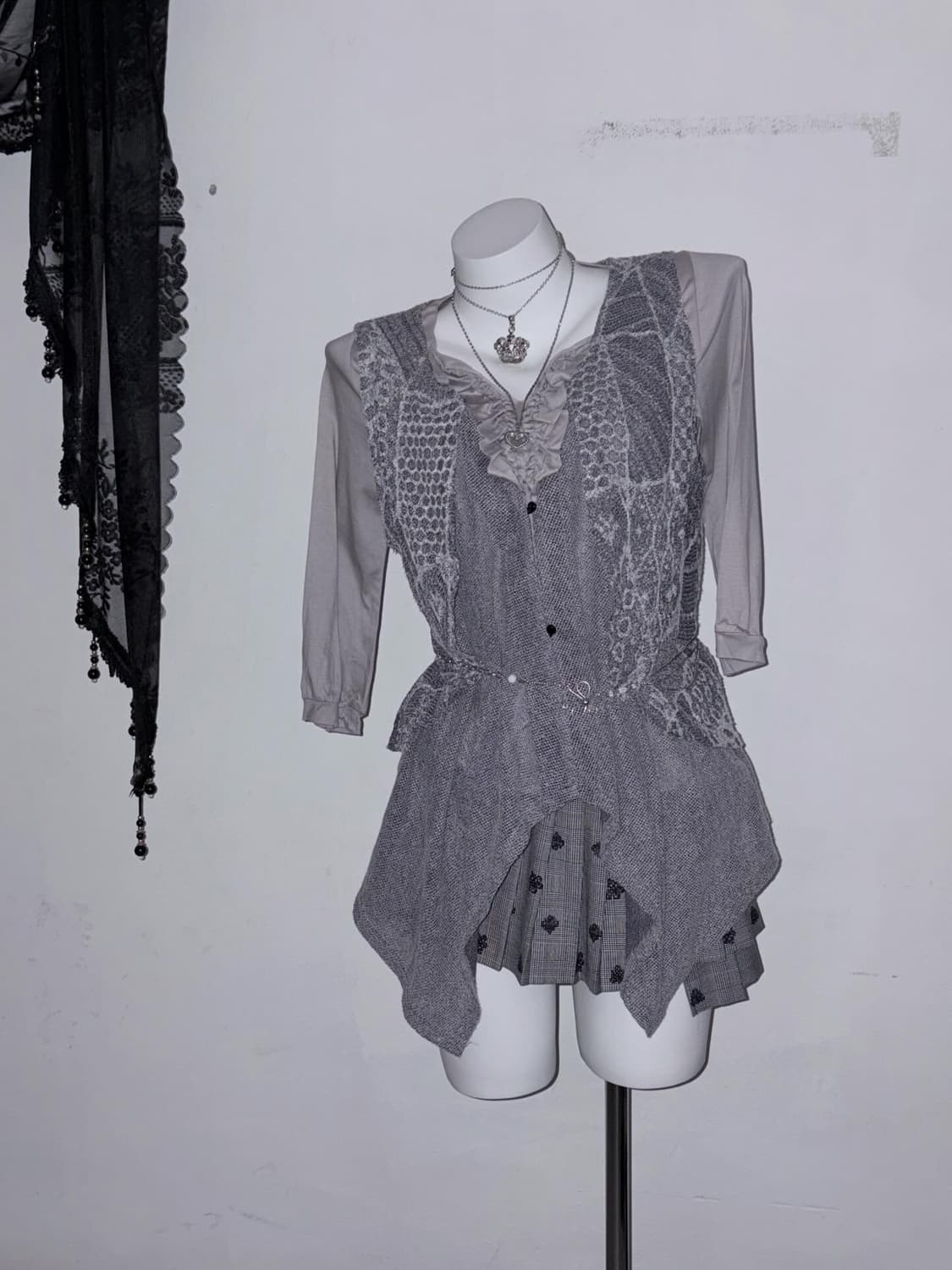 뮤트그레이 드레이프 페어리 코디세트 5pcs🪽🪽🪽 상품이미지4