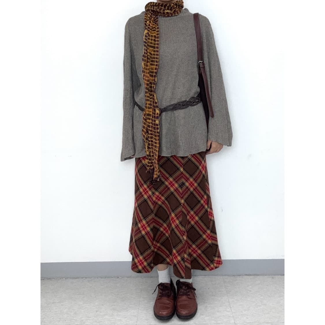 빈티지 울 스커트 상품이미지1