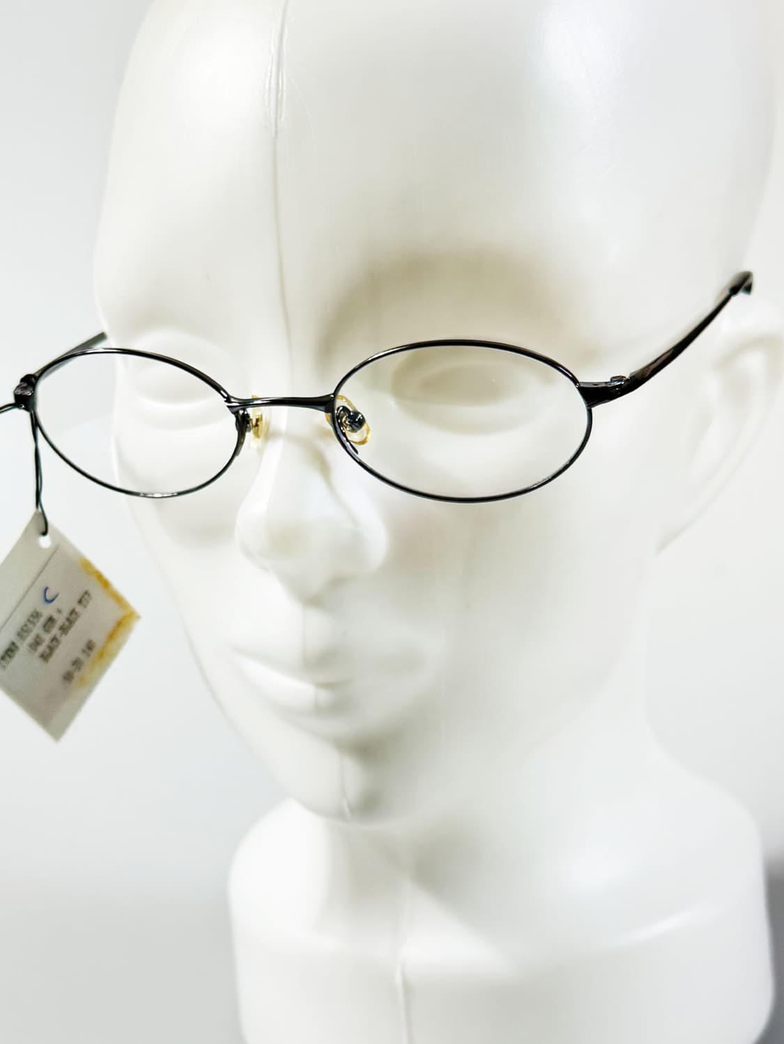90s FUTIS 건메탈 슬림 오벌 프레임 빈티지 안경 상품이미지8