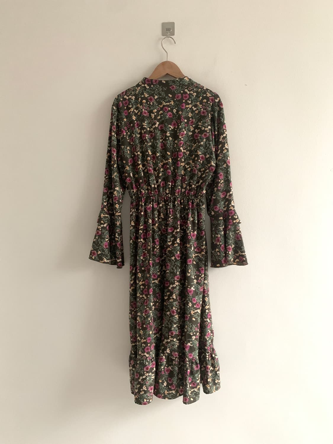 Flower Shirts Dress(Khaki) 상품이미지9