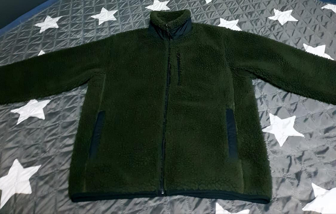 유니클로 윈드블록 후리스 집업자켓 올리브 (S) 상품이미지1