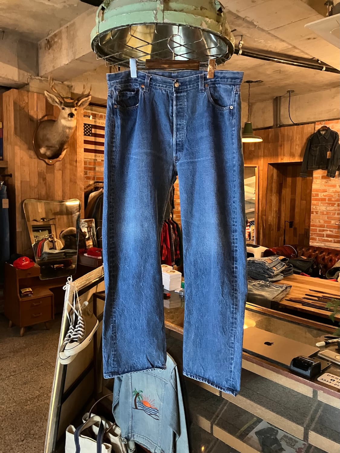 80s USA 빈티지 리바이스 501 데님 팬츠 상품이미지1