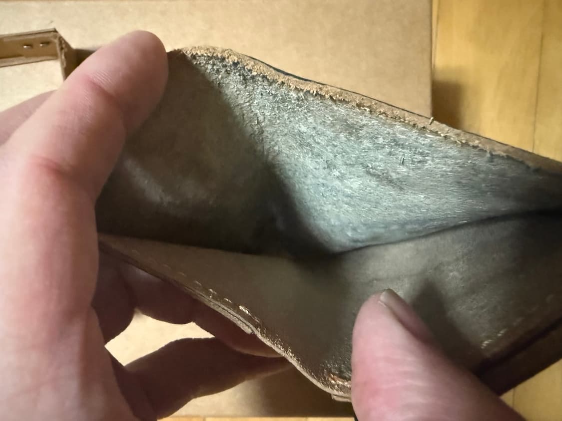 RRL 핸드툴 인디고 가죽 지갑 상품이미지5