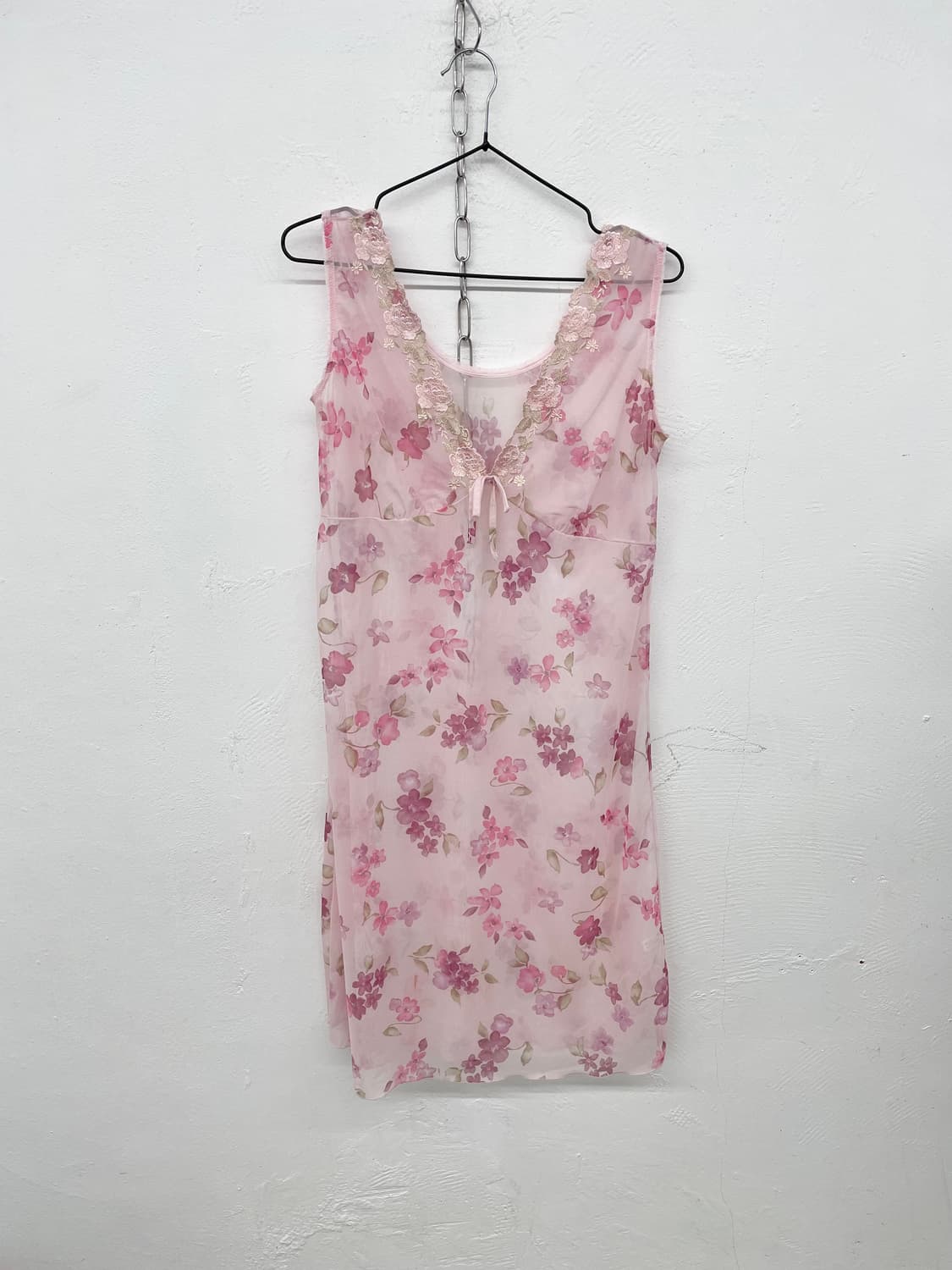 플로럴 메쉬 슬립 상품이미지4