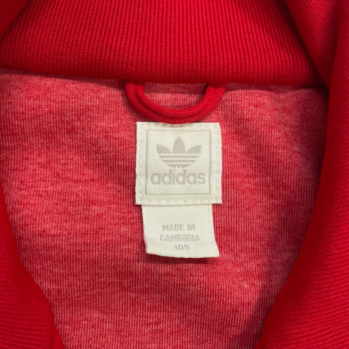 아디다스 오스트리아 트랙탑 져지 레드 화이트 상품이미지4