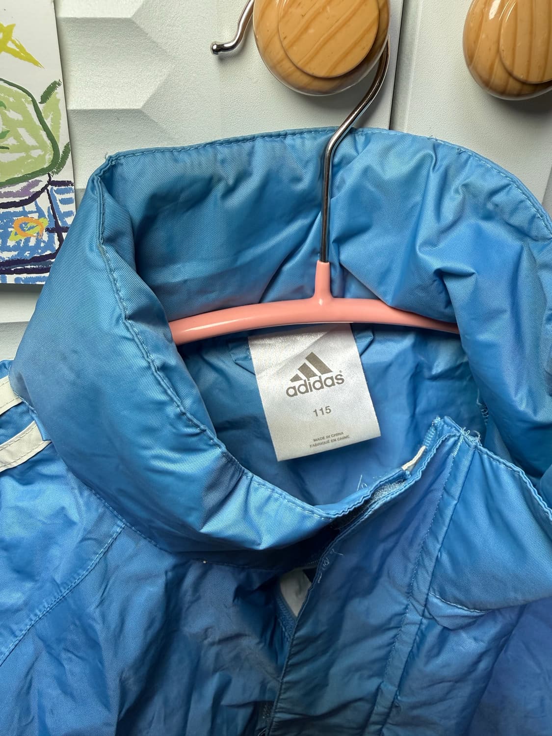 단종된 빈티지 아디다스 정품 바람막이 스태프 레인 자켓 급처! 상품이미지3