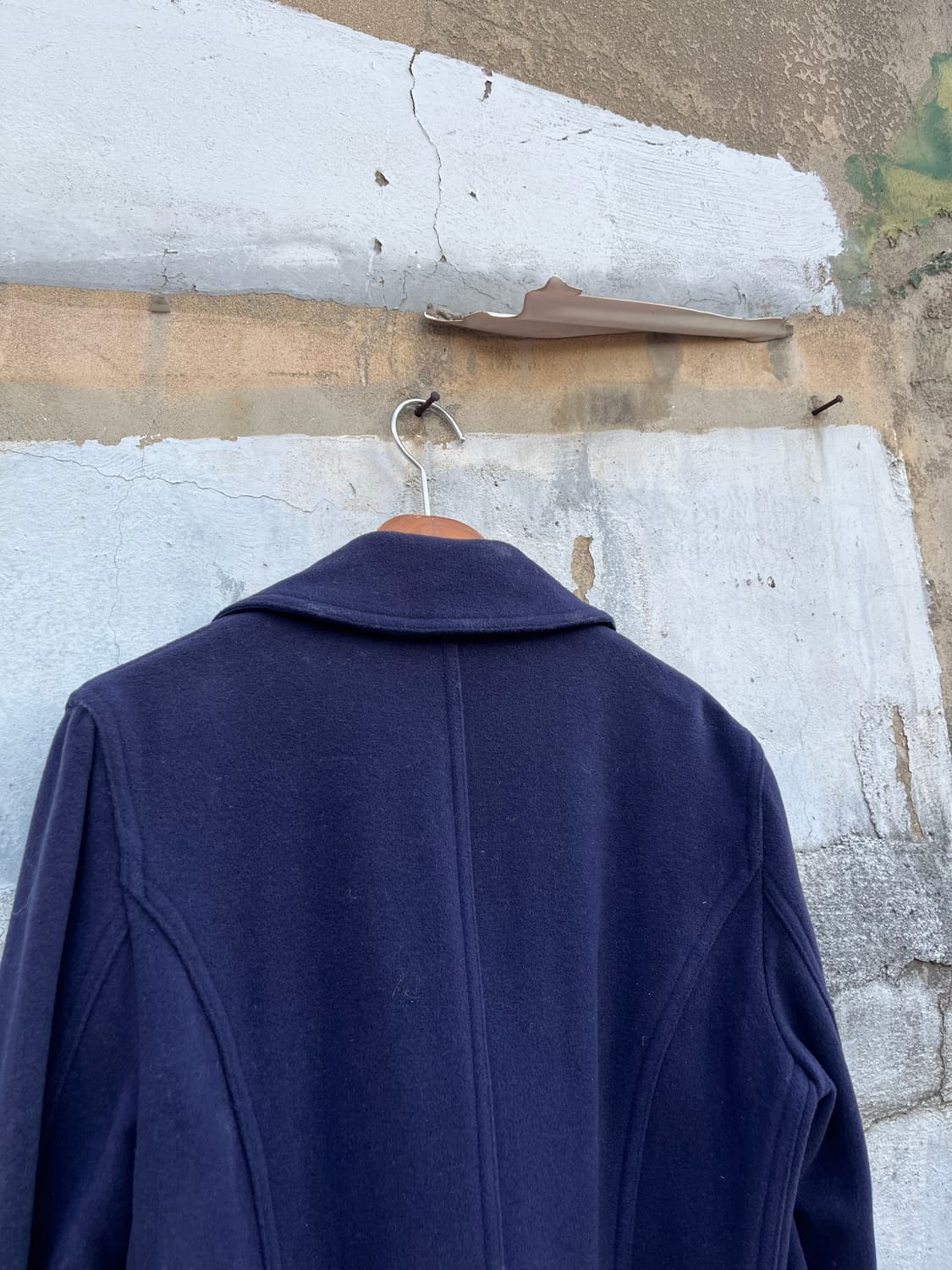 90s Armani Jeans Made in Italy 금속 버클 코트  상품이미지6