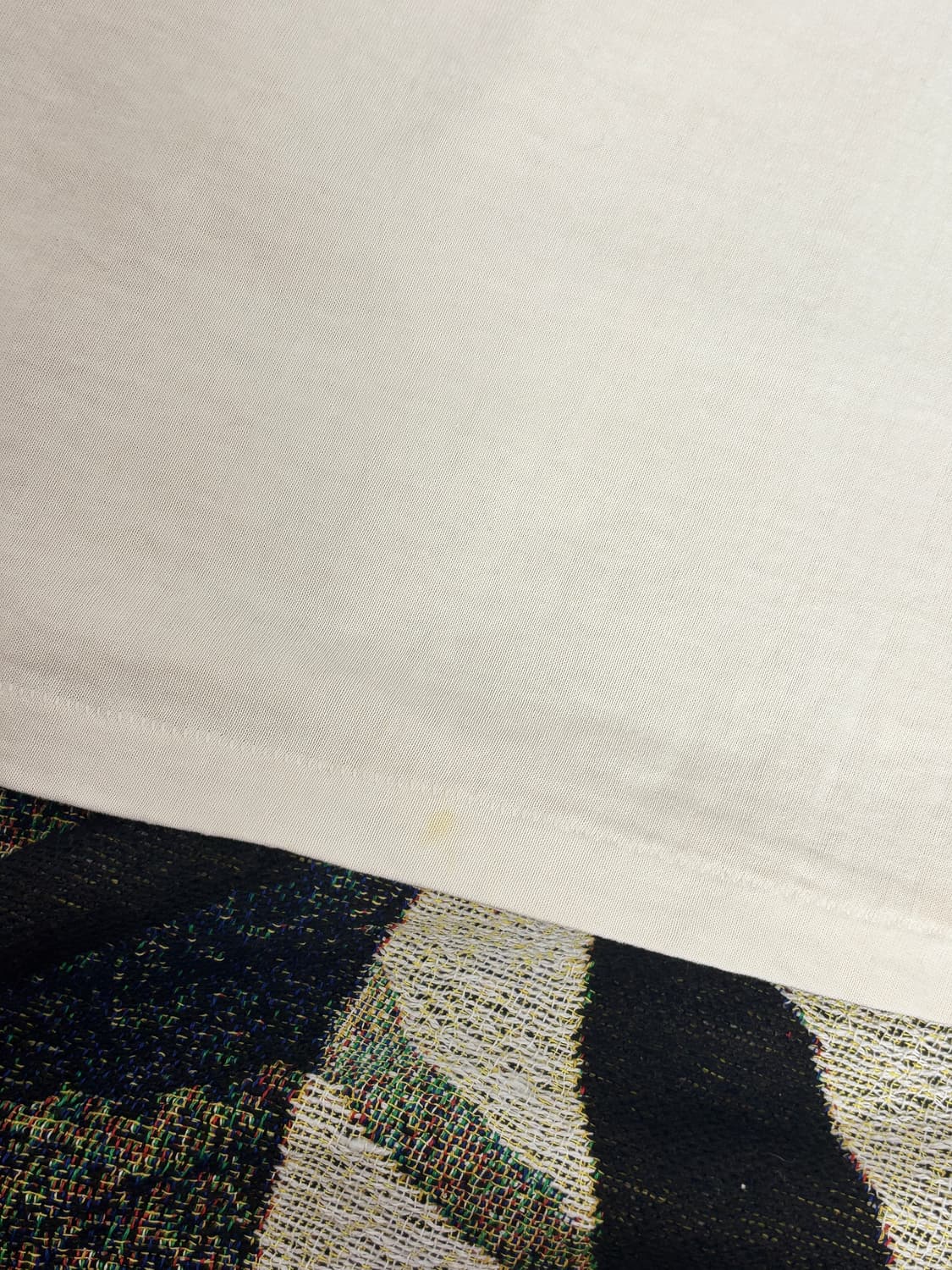 세인트 미카엘 x 데님 티어스 클라운 티셔츠 화이트 - 23SS 상품이미지4