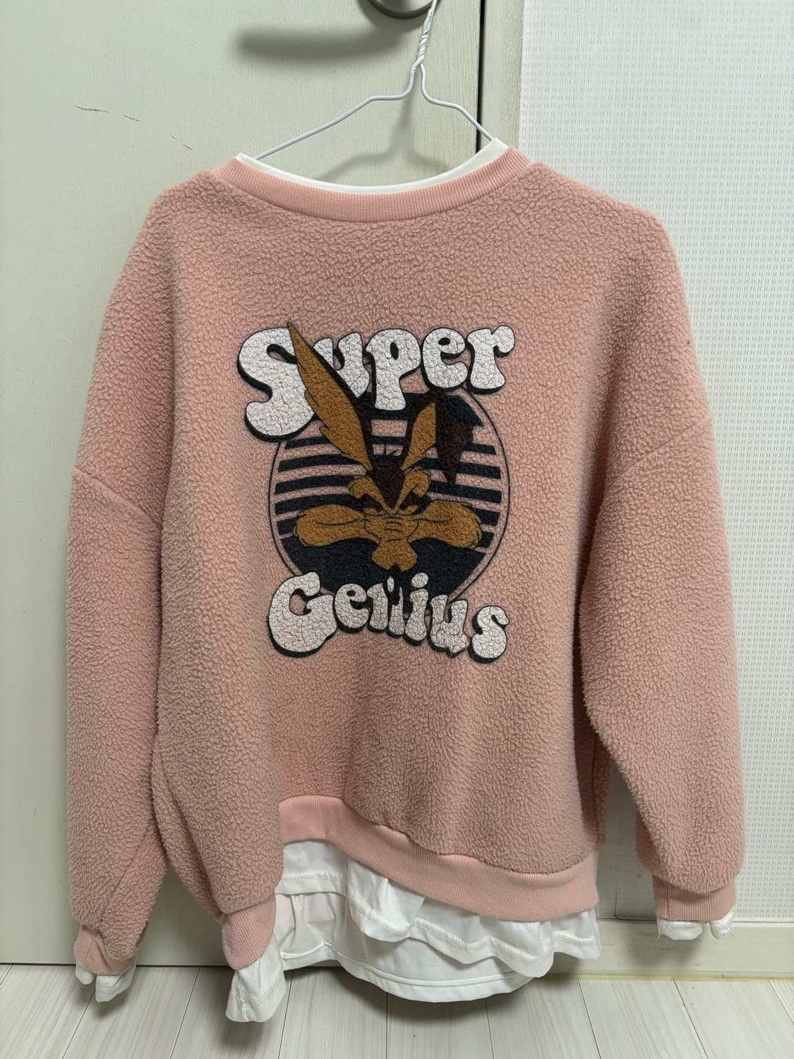 바니걸 레이어드 맨투맨 상품이미지1