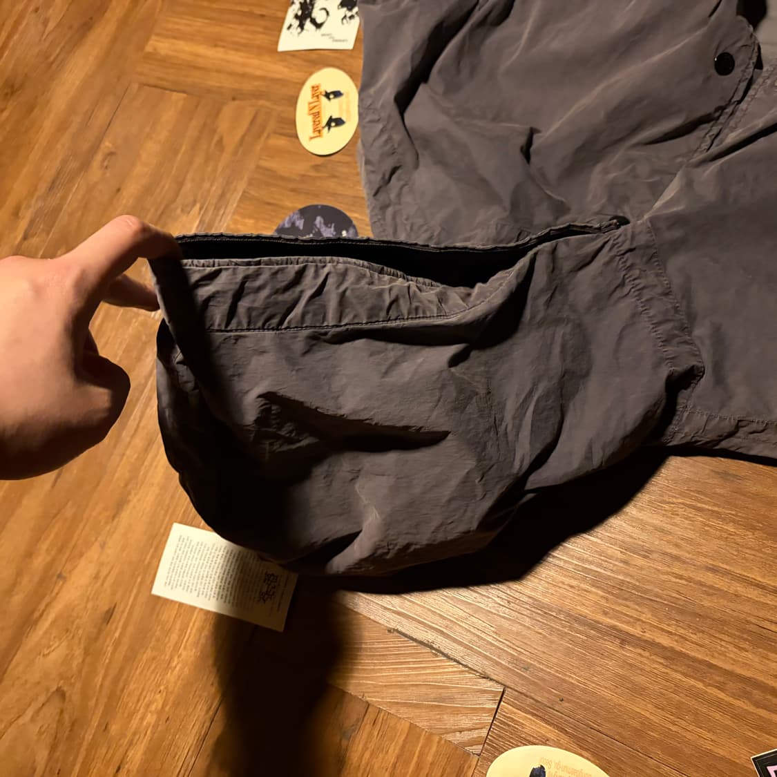 90s Stone Island 아카이브 가먼츠 다이드 로고 자켓 상품이미지6