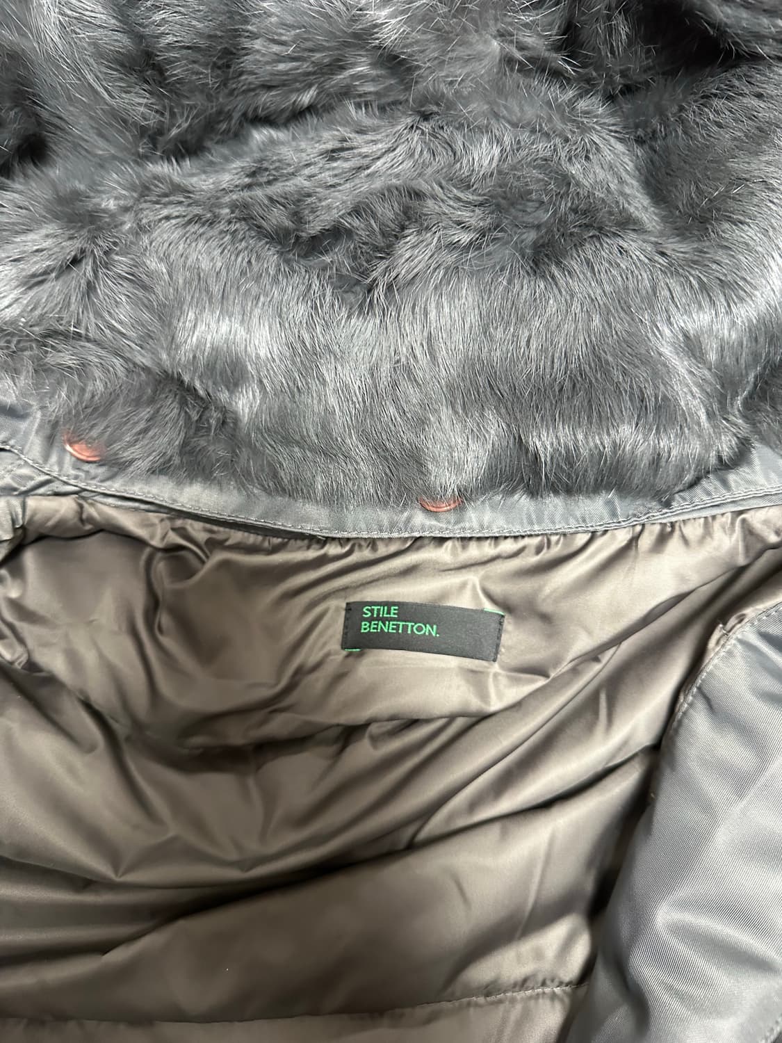 베네통 여성 야상 롱패딩 m 상품이미지3