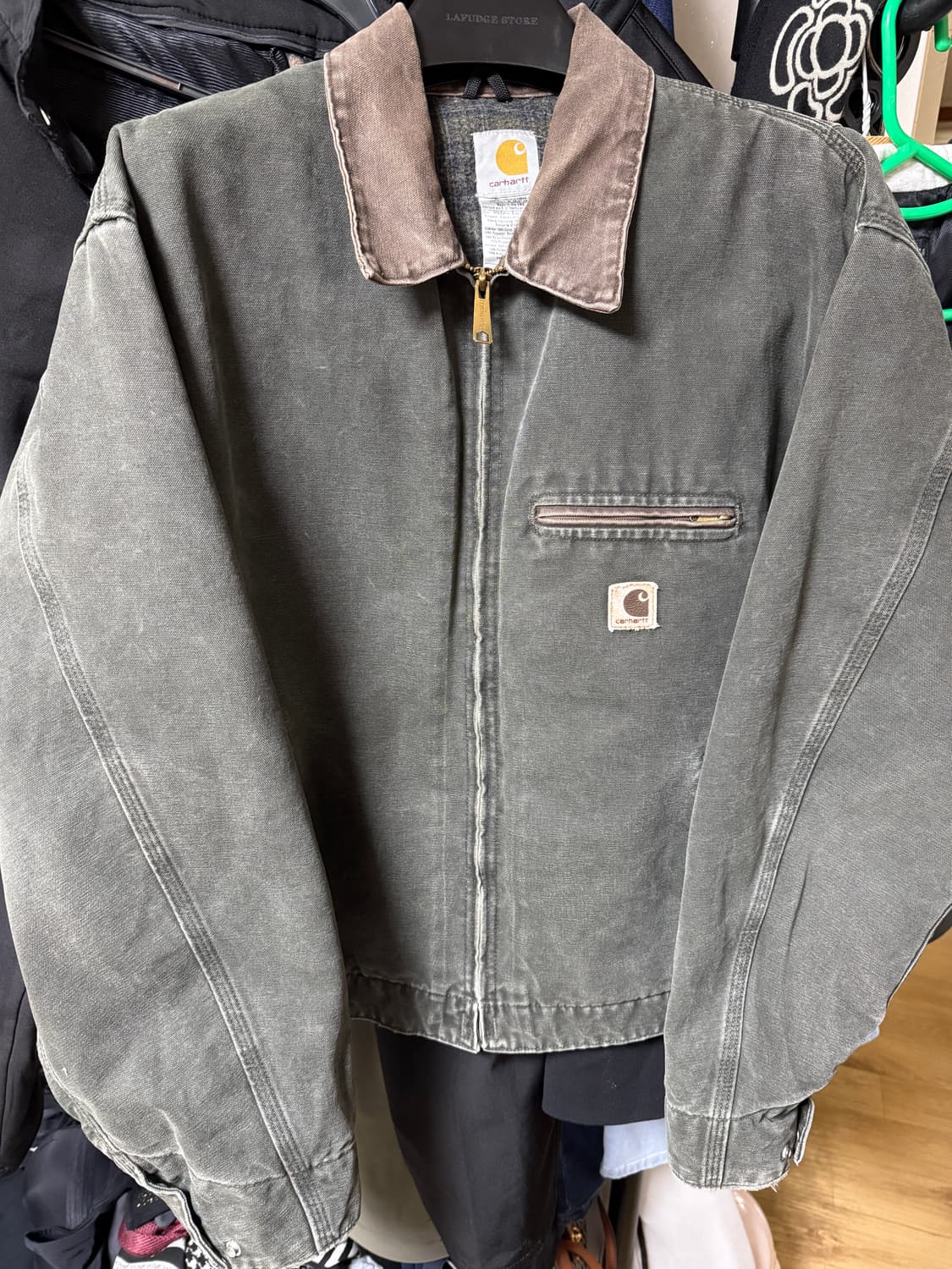 칼하트 디트로이트 자켓 j97 mos 모스 상품이미지1