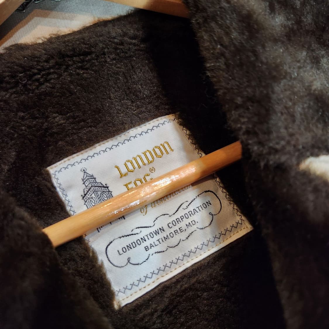 런던포그 90s 밀리터리 시어링 코트 L 상품이미지2